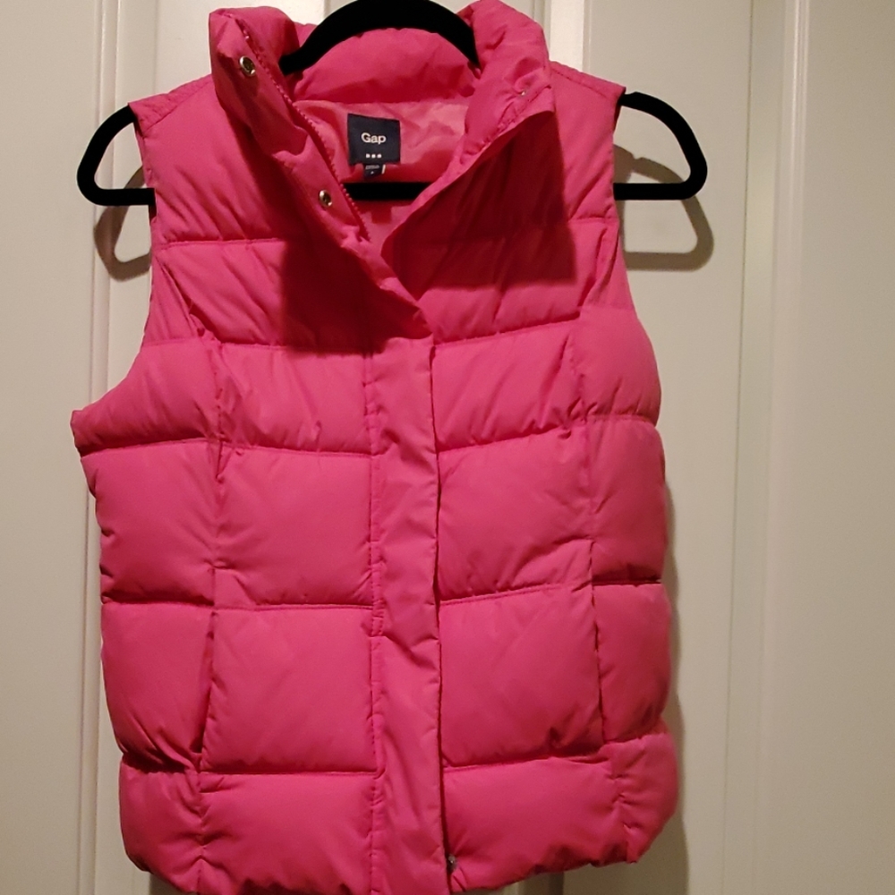 Pink down vest - Picture 4 of 4